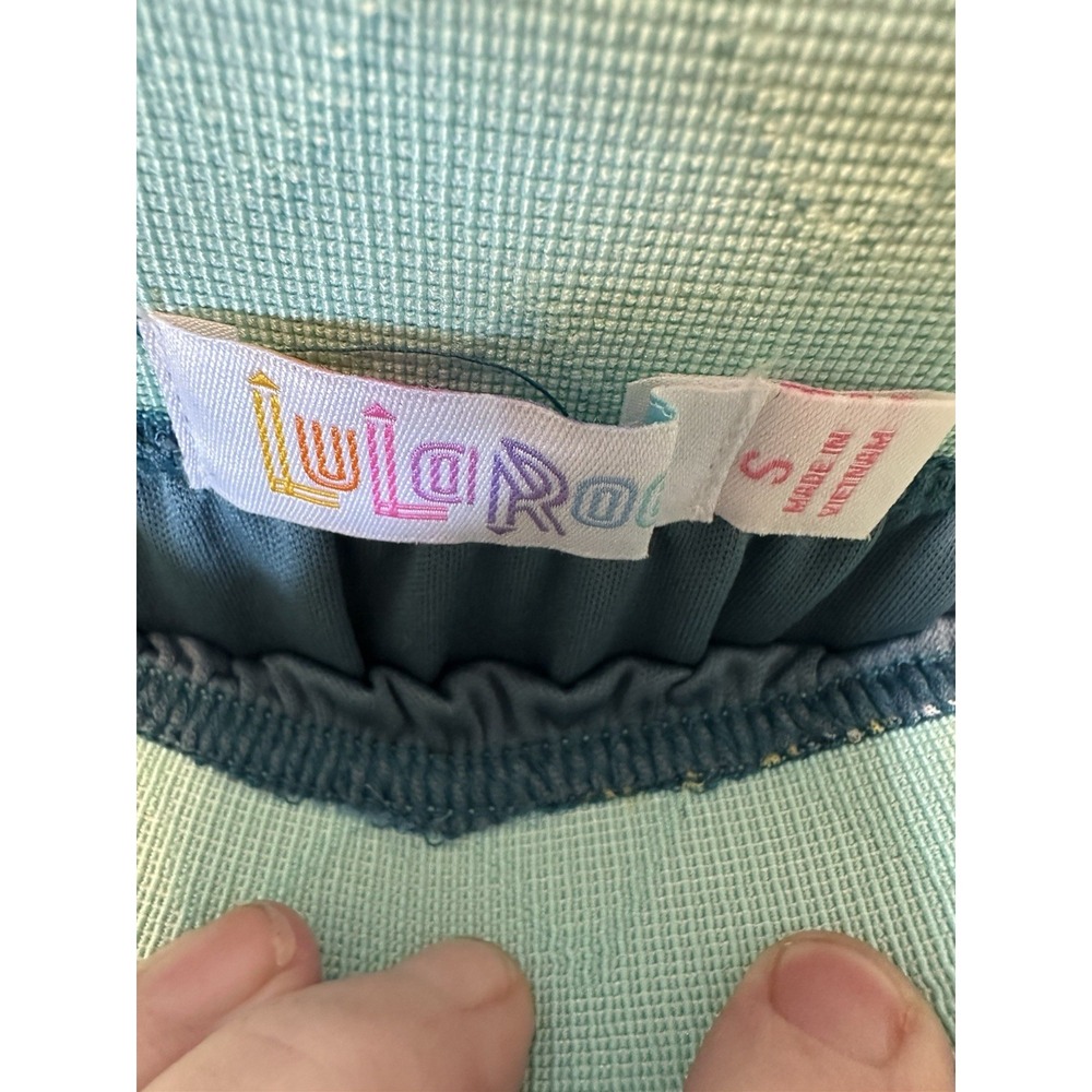 LuLaRoe Lola Skirt S Retro Neon Diner Vegas Logo Signs NWT - Picture 5 of 9